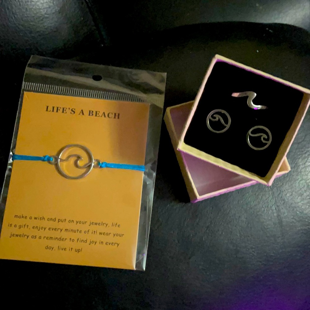 Ocean Wave ring-earrings-bracelet